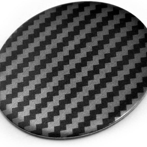 4pcs Black Silver Stripe Pattern Emblem Car Wheel Center Hub Caps Badge Sticker Decal 57mm