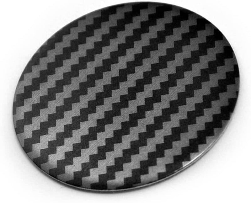 4pcs Black Silver Stripe Pattern Emblem Car Wheel Center Hub Caps Badge Sticker Decal 57mm