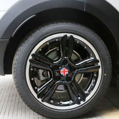 4pcs British Union Jack Emblem Car Wheel Center Hub Cap Caps Badge Sticker Decal 60mm