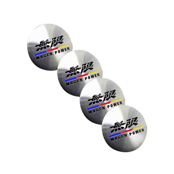 4pcs Muge Power Car Wheel Center Hub Cap Caps Badge Sticker Decal 60mm