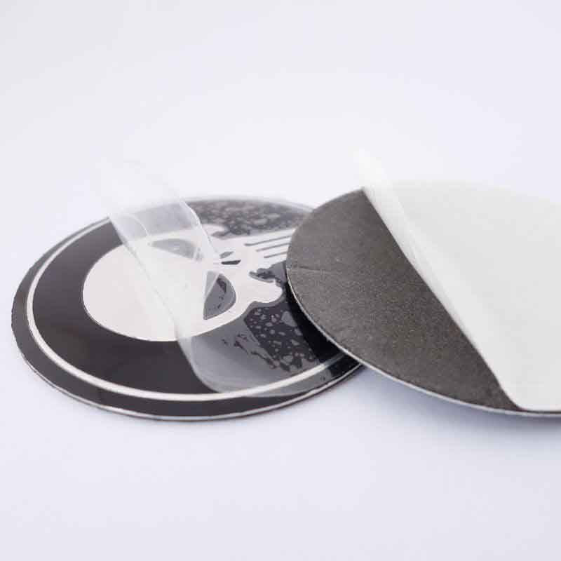 4pcs Skull Cross Emblem Car Wheel Center Hub Cap Caps Badge Sticker Decal 60mm