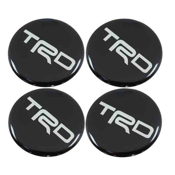 4pcs TRD Car Wheel Center Hub Cap Caps Badge Sticker Decal 60mm