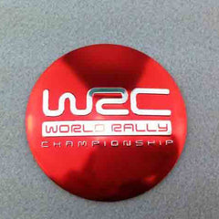 4pcs WRC Emblem Car Wheel Center Hub Cap Caps Badge Sticker Decal 60mm