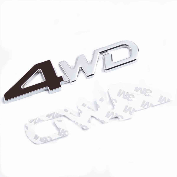 1 Pc 4WD Black & Chrome Jeep Off Road Mania Badge Emblem Metal Alloy Decal Sticker Logo