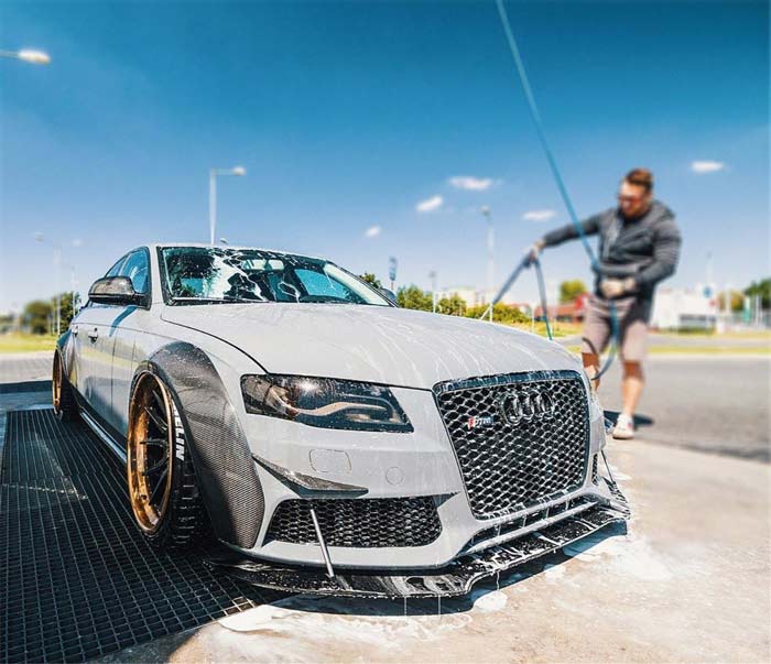 4x Matte Carbon Car Bumper Lip Fins Canards Splitter Diffuser Valence Spoiler Lip