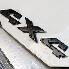 4X4 Black Jeep Off Road Mania Metal Badge Emblem Decal Sticker Logo