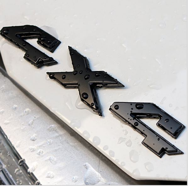 4X4 Black Jeep Off Road Mania Metal Badge Emblem Decal Sticker Logo