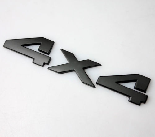 4X4 Black Jeep Off Road Mania Metal Badge Emblem Decal Sticker Logo