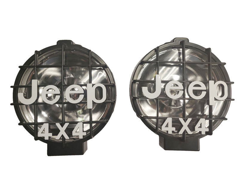 6inch 2Pcs White 55W Offroad Fog Light Lamp Halogen H3 Bulb 4x4 Spotlights Lights Work Driving Head Lights For Car SUV