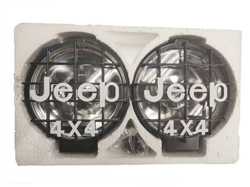 6inch 2Pcs White 55W Offroad Fog Light Lamp Halogen H3 Bulb 4x4 Spotlights Lights Work Driving Head Lights For Car SUV