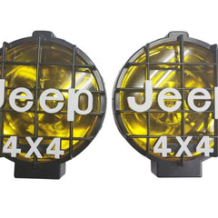 6inch 2Pcs Yellow 55W Offroad Fog Light Lamp Halogen H3 Bulb 4x4 Spotlights Lights Work Driving Head Lights For Car SUV