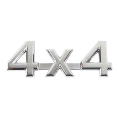 Car Metal Silver 4x4 Logo 3D Decal Badge Emblems Sticker Auto Number Stickers