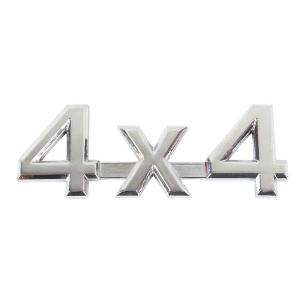 Car Metal Silver 4x4 Logo 3D Decal Badge Emblems Sticker Auto Number Stickers