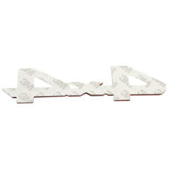 3D 4x4 Red Badge Emblem Metal Alloy Decal Sticker Logo.