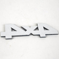 4X4 Silver & Black Jeep Off Road Mania Badge Emblem Metal Alloy Decal Sticker Logo