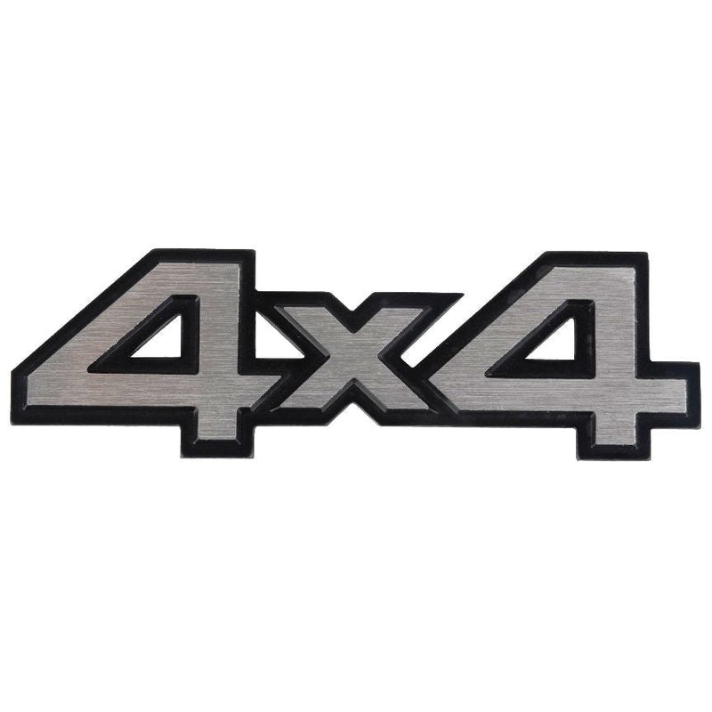 4X4 Silver & Black Jeep Off Road Mania Badge Emblem Metal Alloy Decal Sticker Logo