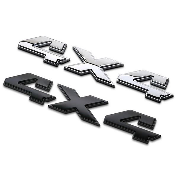 4X4 Chrome Jeep Off Road Mania Badge Emblem Metal Decal Sticker Logo