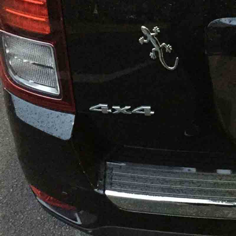 1pc 4x4 Silver Jeep Off Road Mania Badge Emblem Metal Decal Sticker Logo