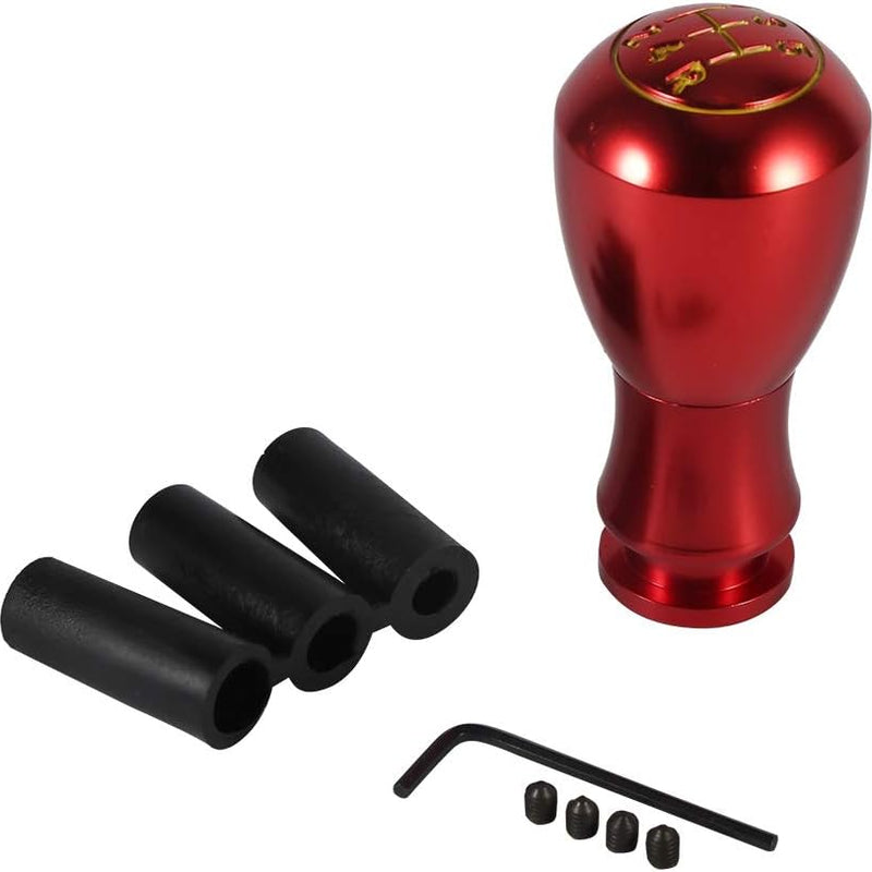 5 Speed Gear Knob Universal Car Gear Shift Knob Shifter Adapter Manual Transmission