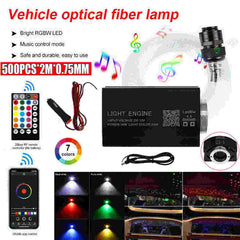 500pcs Fiber Optic Car Home Headliner Star Light kit Roof Ceiling Lights With Remote & Mobile App