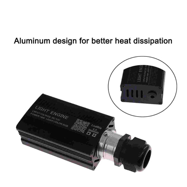 500pcs Fiber Optic Car Home Headliner Star Light kit Roof Ceiling Lights With Remote & Mobile App