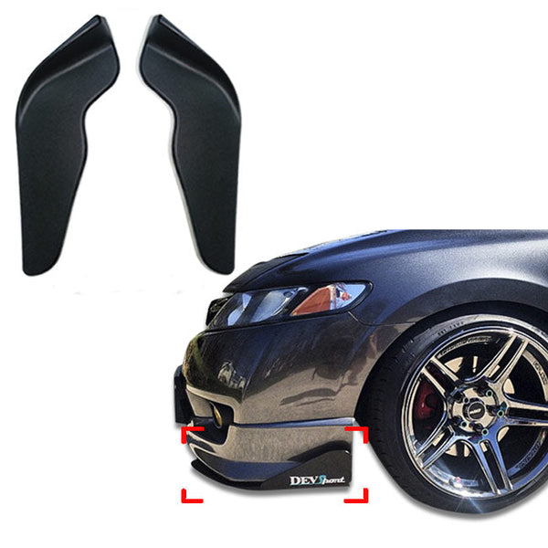 BUMPER BODY KIT SPLITTERS FLEX CANARDS FLIPPERS VALANCE SPOILER LIP (506)