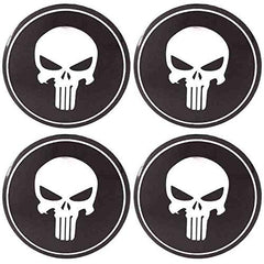 4pcs Punish Car Wheel Center Hub Cap Caps Badge Sticker Decal 60mm