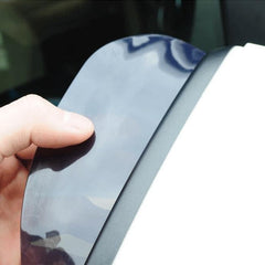 Black Tinted Car Side Mirror Rain Guard Visor (Set Of 2pcs Without Outer Packaging)