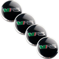 4pcs VRS Emblem Car Wheel Center Hub Cap Caps Badge Sticker Decal 60mm