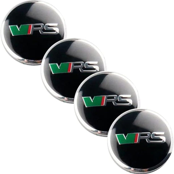 4pcs VRS Emblem Car Wheel Center Hub Cap Caps Badge Sticker Decal 60mm