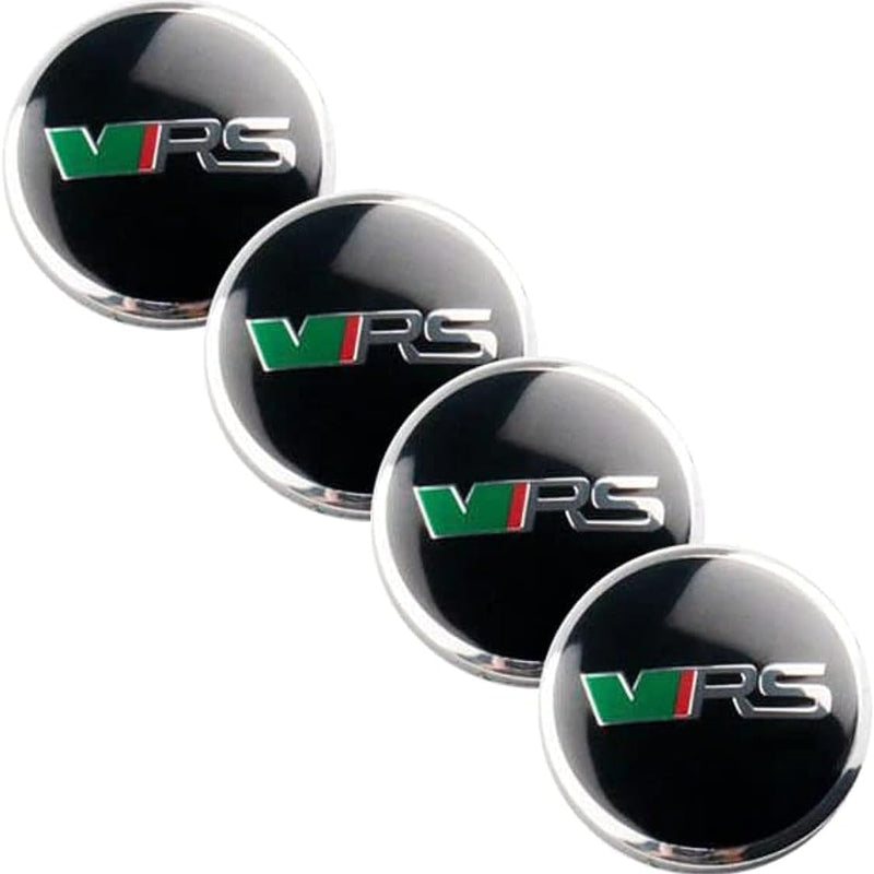 4pcs VRS Emblem Car Wheel Center Hub Cap Caps Badge Sticker Decal 60mm