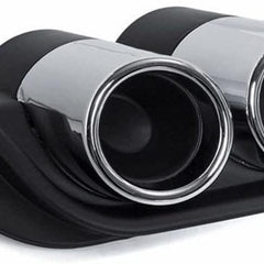 Universal Car Rear Bumper Lip Diffuser Spoiler 4 Holes Exhaust Pipe Decoration