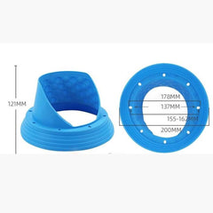 2pcs 6.5inch Silicone Car Speaker Baffle Waterproof and Dustproof Cover Blue | Vehicle Electronics & GPS | Car Audio & Video Installation | Speaker/Sub. Grills & Accs | consumerelectronics