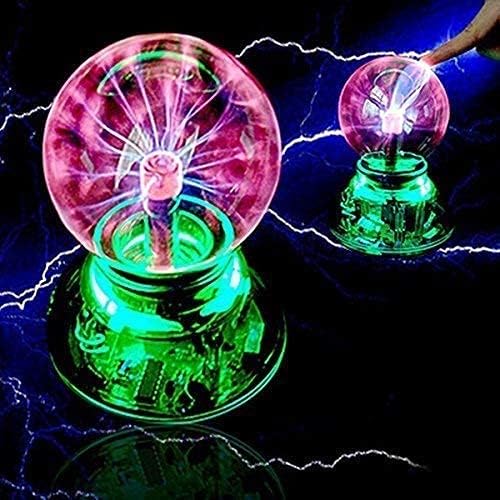 Car LED Plasma Magic Ball Electrostatic Lamp DJ Lights Party Lighting Car Music Sound Control(Assorted Color)
