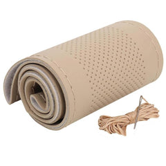 Universal Car PU Leatherite Steering Cover Sewable (Pack of 1 with Sewing Needle And Thread)