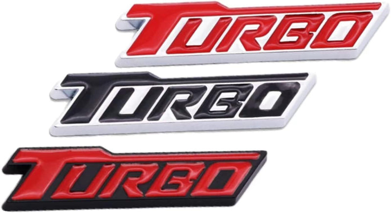 Car 3D One TURBO Logo Aluminium Alloy Metal Emblem Badge Sticker Decal