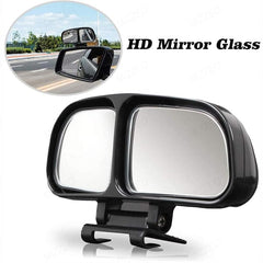 2pcs 3R-028 Car Rear View Blind Spot Parking Mirror Adjustable 360 Degree Wide Angle, Rear View Mirror Mounted Type