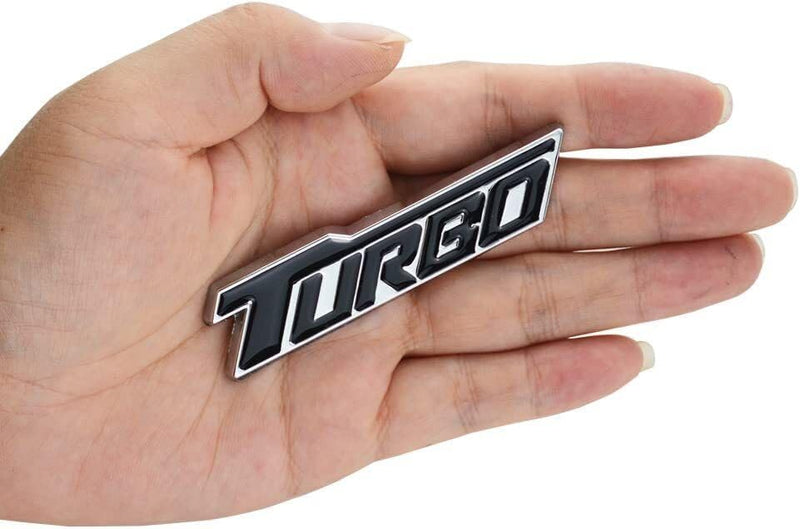 Car 3D One TURBO Logo Aluminium Alloy Metal Emblem Badge Sticker Decal