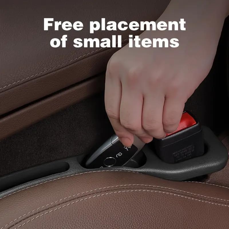 2 Pcs Car Seat Gap Filler EVA Car Seat Gap Organizer, Car Seat Gap Storage, Gap Filler Between Seat and Console Compatible