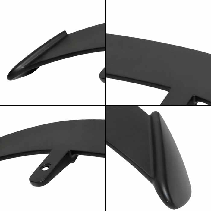 52Inch Universal Rear Spoiler Hatchback GT Style ABS Racing Spoiler Wing Lightweight Gloss Black