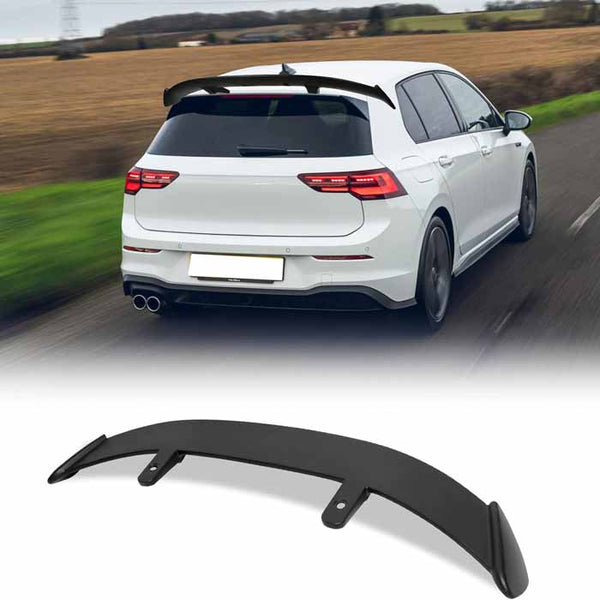 52Inch Universal Rear Spoiler Hatchback GT Style ABS Racing Spoiler Wing Lightweight Gloss Black