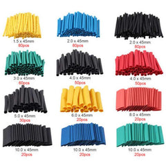 530 PCS 2:1 Heat Shrink Tube Tubing Assorted Wrap Wire cable Insulated Sleeving