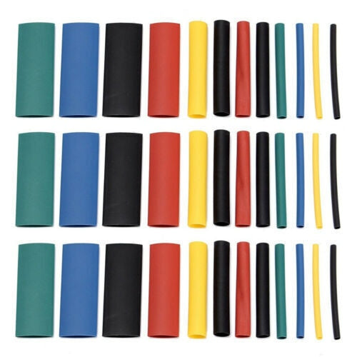 530 PCS 2:1 Heat Shrink Tube Tubing Assorted Wrap Wire cable Insulated Sleeving