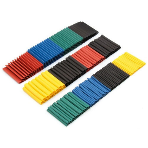 530 PCS 2:1 Heat Shrink Tube Tubing Assorted Wrap Wire cable Insulated Sleeving