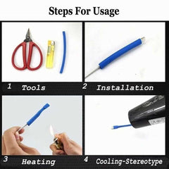 530 PCS 2:1 Heat Shrink Tube Tubing Assorted Wrap Wire cable Insulated Sleeving