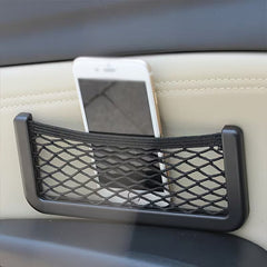 Universal Car Seat Side Back Net Storage Bag Phone Holder Pocket Organizer