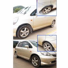2pcs 57cm BLACK FENDER FLARES WHEEL LIP BODY KIT FOR UNIVERSAL CAR AUTO