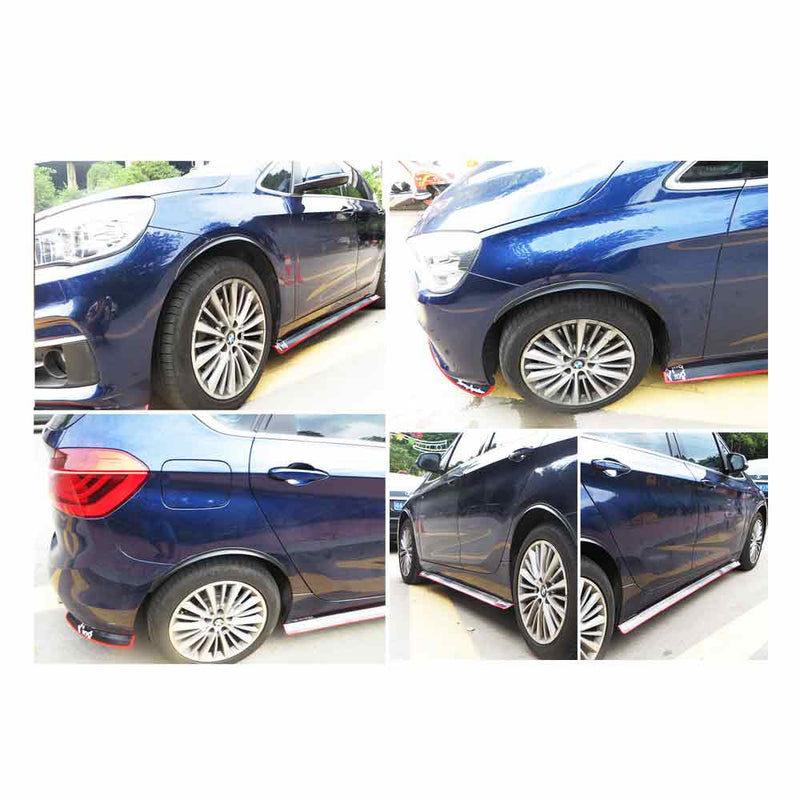 2pcs 57cm BLACK FENDER FLARES WHEEL LIP BODY KIT FOR UNIVERSAL CAR AUTO