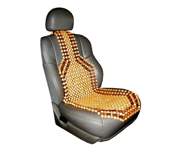 Premium Quality Car Wooden Bead Seat Cover For All Cars - 1 Pc