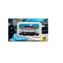 50 Pcs Car Glass Cleaning Wet Wipes Anti Fog & Water Repellent Cleaner For Windshield, Mirrors & Eyeglasses